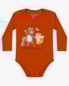 Body Bebê Menino Manga Longa com Estampa Divertida ReiRex- Laranja-1576e0b8-f913-4d58-82d0-5958be629118