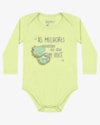 Body Bebê Menino Manga Longa com Estampa Divertida ReiRex- Verde-c74e39d9-5012-4c94-ae5b-a5de7bcc4a1e