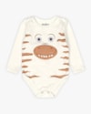 Body Bebê Menino Manga Longa Estampa Dinossauro - ReiRex - Natural-a1ff1be9-76fe-4a3b-acb7-e85afb69cb8f