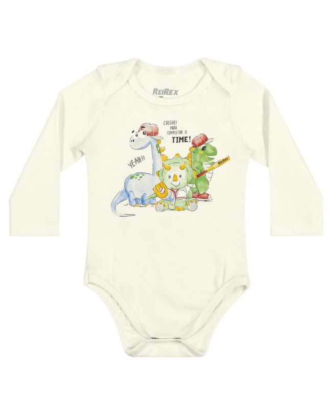 Body Cotton Bebê Menino ReiRex Frases-61d49229-6121-4da3-816b-d0af50be4413