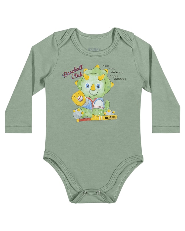 Body Cotton Bebê Menino ReiRex Frases-e5767f03-53ce-418f-b6a7-aa157fd0e2ad