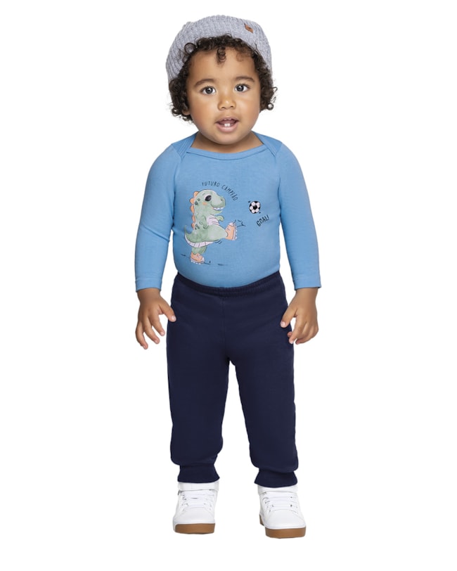 Body Cotton Bebê Menino ReiRex Frases-89fbe486-a638-427b-bc7a-24458f3349f8