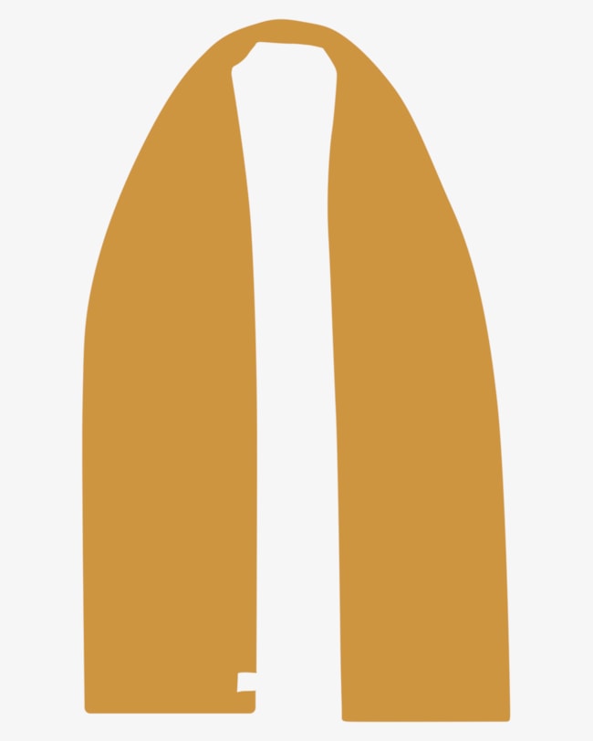 Cachecol Infantil Menino em Tricô ReiRex - Amarelo-1ca887c6-f0dd-43ac-b566-2125369b9e08