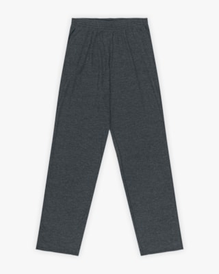 Calça Básica Feminina em Ribana Canelada com Bolso- Cereja Rosa - Dark Mescla