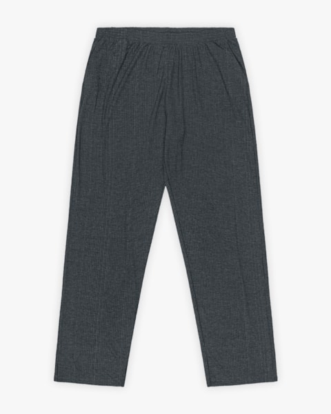 Calça Básica Feminina Plus Size em Ribana Canelada - Cereja Rosa - Dark Mescla