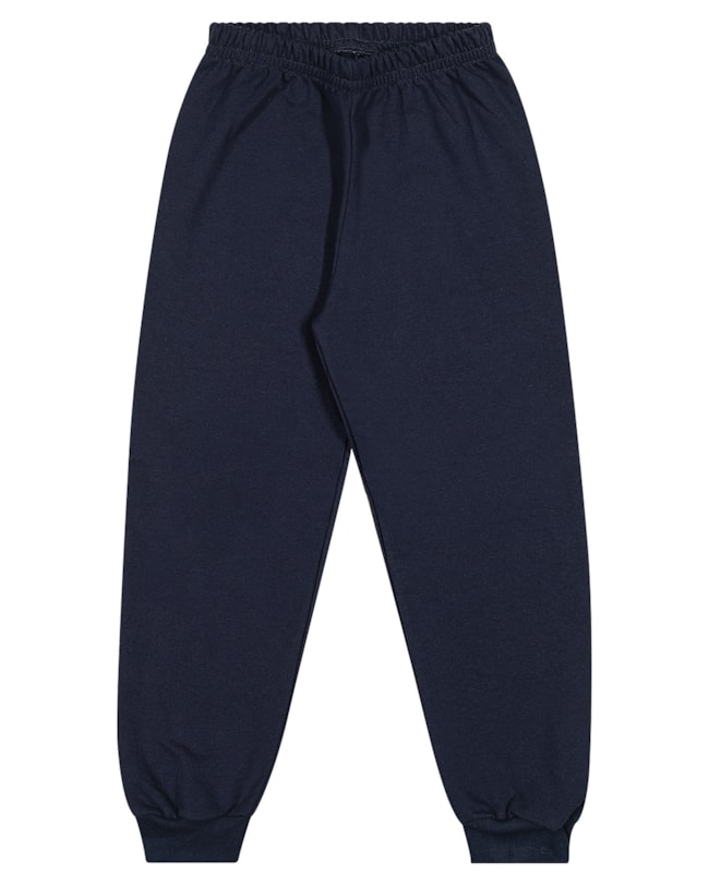 Calça Básica Infantil Masculino em Moletinho - ReiRex - Oxford-45302d6d-12dd-4949-9cc4-19b7cb1c2fc8