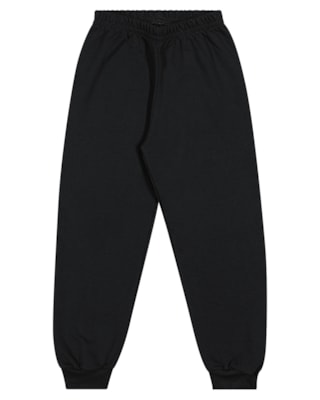 Calça Básica Infantil Masculino em Moletinho - ReiRex - Preto