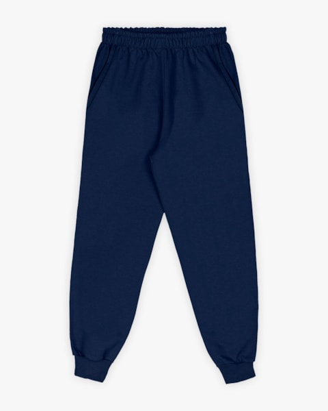 Calça Básica Infantil Menino em Moletom com Bolso - ReiRex - Oxford
