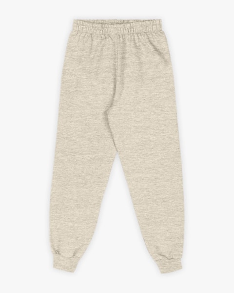 Calça Básica Infantil Menino em Moletom - ReiRex - Mescla