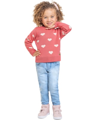 Calça Bebê Menina Kely Kety Jeans