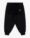 Calça Bebê Menino em Moletom com Bolso Canguru - ReiRex - Preto-801f0e61-667e-4130-ac8b-fbcdc848f3ed