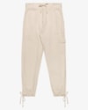Calça Cargo Juvenil Feminina em Viscose com Amarração – Based – Areia-352f6020-885c-4e4e-9237-162d9122a04f