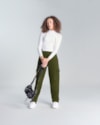 Calça Cargo Juvenil Feminino em Moletom BaseD - Oliveira-3e87663f-5c5f-4e7e-9228-2e1421356269