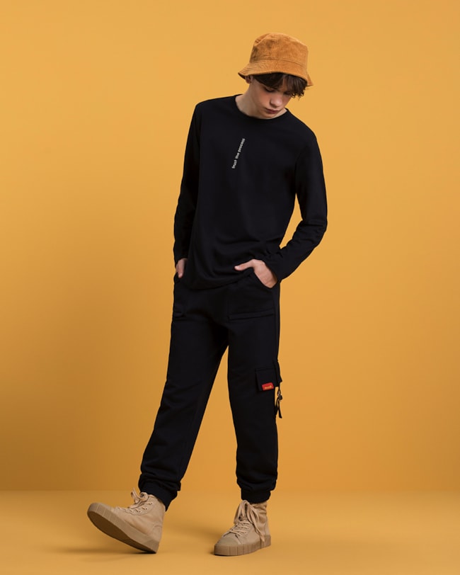 Calça Cargo Juvenil Masculina Based Moletom-8e5ef64c-de9d-4cb7-920c-5724de428e5d