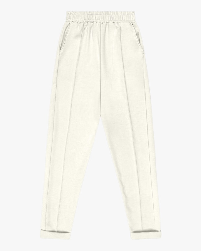 Calça Cenoura em Tecido Crepe Cereja Rosa-25f18799-b1cc-4773-97b3-229ce6d690f0