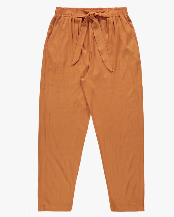 Calça Cenoura Plus Size em Viscose - Cereja Rosa - Orange