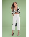 Calça Cropped em Sarja com Rasgos Cereja Rosa-1462db8a-8678-4e3a-a37c-e49741db0187