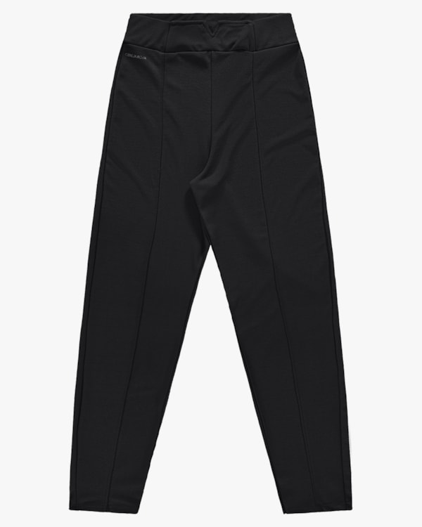 Calça Feminina em Compact Montaria - Cereja Rosa - Preto
