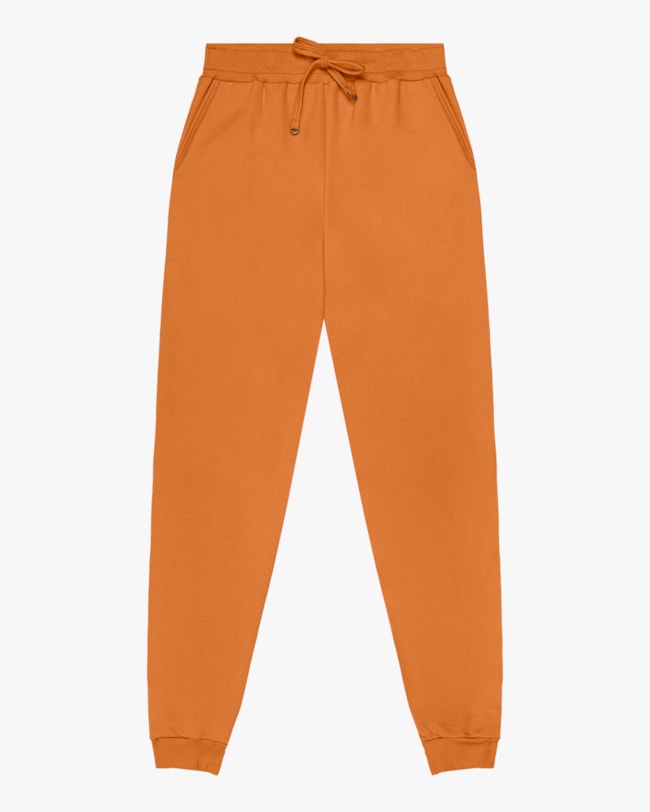 Calça Feminina em Moletom Cereja Rosa Amarelo Ambar-7e8e1b75-88e6-42b0-b412-2cb6e5bf63ac