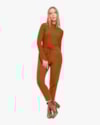 Calça Feminina em Moletom com Bolsos e Amarração - Cereja Rosa - Inca-836d8512-046d-46be-93b3-816c96a5aca9