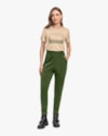 Calça Feminina em Moletom Jeans com Bolso - Cereja Rosa - Militar-238cc54b-0421-461c-b3b8-d23d88c049cd