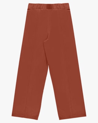 Calça Feminina em Tecido Viscose Linho - Cereja Rosa - Cerâmica P