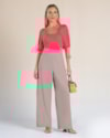 Calça Feminina em Tecido Viscose Linho - Cereja Rosa - Linho-100c9e5c-80d0-4491-8575-031d077167e4