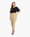 Calça Feminina em Viscose Linho com Cinto - Cereja Rosa - Macchiato-3967ea1a-ce01-42ab-86f3-79a2232993d8