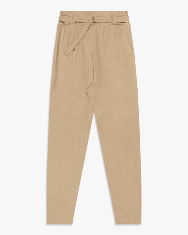 Calça Feminina em Viscose Linho com Cinto - Cereja Rosa - Macchiato-352e6b6d-259f-419e-bb08-f4cc712febd2