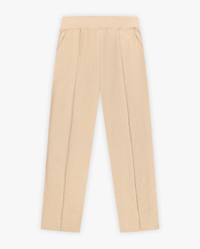 Calça Feminina Moletinho Sarjado com Bolsos - Cereja Rosa - Deserto-a323cec6-9f8a-43a8-8d2a-4632d8d989c3