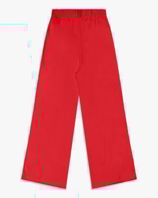 Calça Feminina Pantalona Plus Size em Viscose - Cereja Rosa -Cayenne