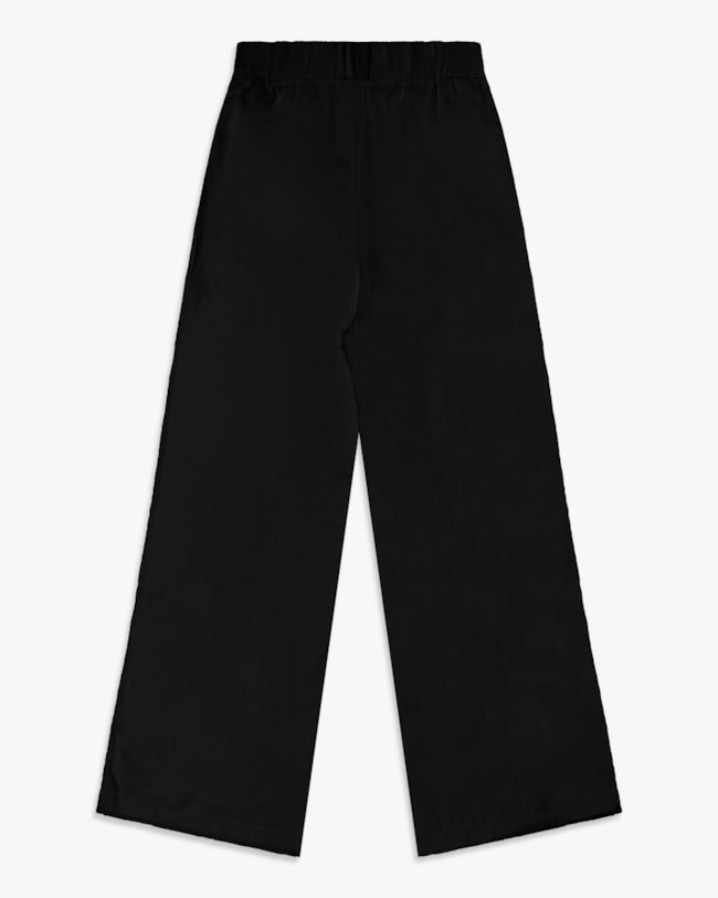 Calça Feminina Pantalona Plus Size em Viscose - Cereja Rosa -Preto-91af2811-f7cd-4d79-8b1d-deba9d2b0d83