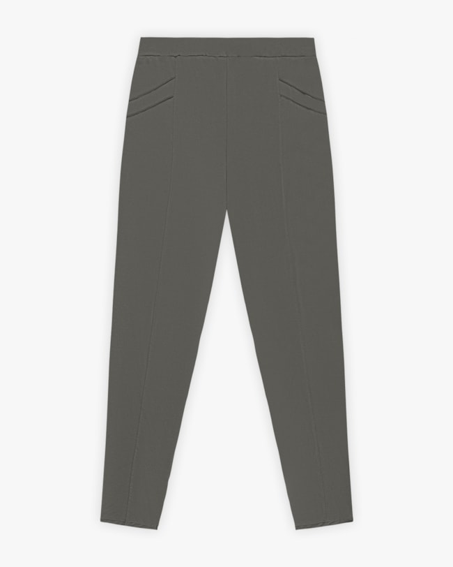 Calça Feminina Plus Size em Malha Felpada - Cereja Rosa - Dark Gray-e03eeee8-33c4-4b54-be69-854c449979f4