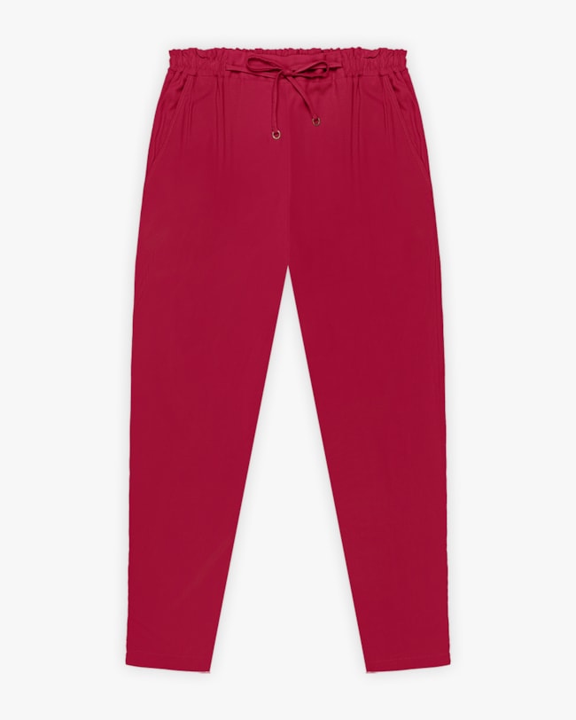 Calça Feminina Plus Size em  Tecido Viscose com Bolso - Cereja Rosa - Malbec-f0afdb6c-a7b5-4787-97ec-02ff9be5d306