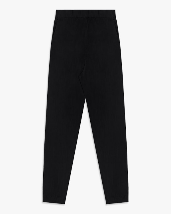 Calça Feminina Plus Size em Viscose com Bolso - Cereja Rosa - Preto