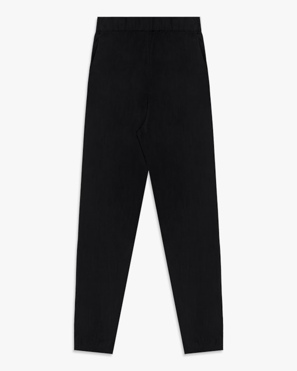 Calça Feminina Plus Size em Viscose com Bolso - Cereja Rosa - Preto