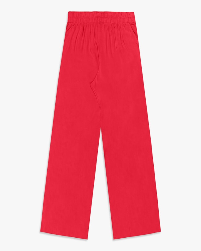 Calça Feminina Reta em Viscose - Cereja Rosa - Hibisco-GG-65902b46-997c-4fca-bb81-381ab6cf6124