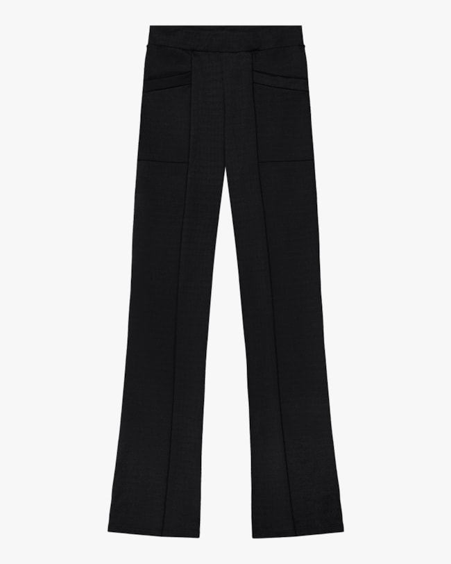 Calça Flare em Malha Montaria Preto Cereja Rosa-4530ed41-fa76-4abc-b7cc-ab4bd9a1449b