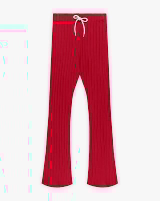 Calça Flare Juvenil Feminina Canelada - BaseD - Cherry Red