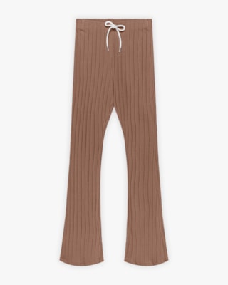 Calça Flare Juvenil Feminina Canelada - BaseD - Macchiato
