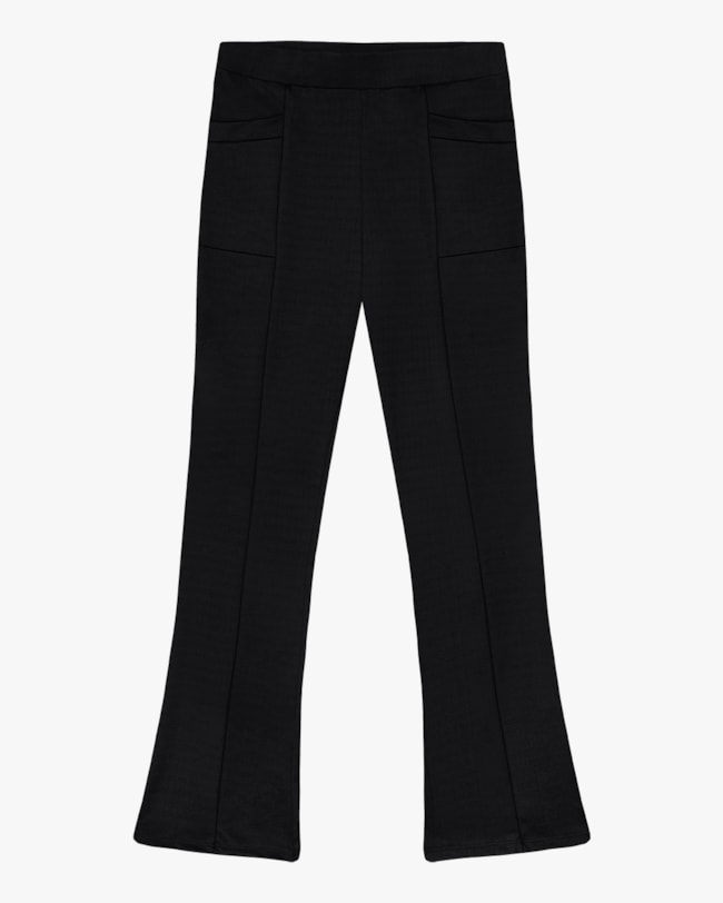 Calça Flare Plus Size em Malha Montaria Cereja Rosa Preto-ab3254b4-f0d6-4fc7-bcfa-afb24e7664c2