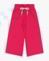 Calça Infantil Feminino Wide Leg em Moletinho - Kely Kety - Cherry-fdf47779-1a5b-42a4-be10-58f4c0c8ec5e