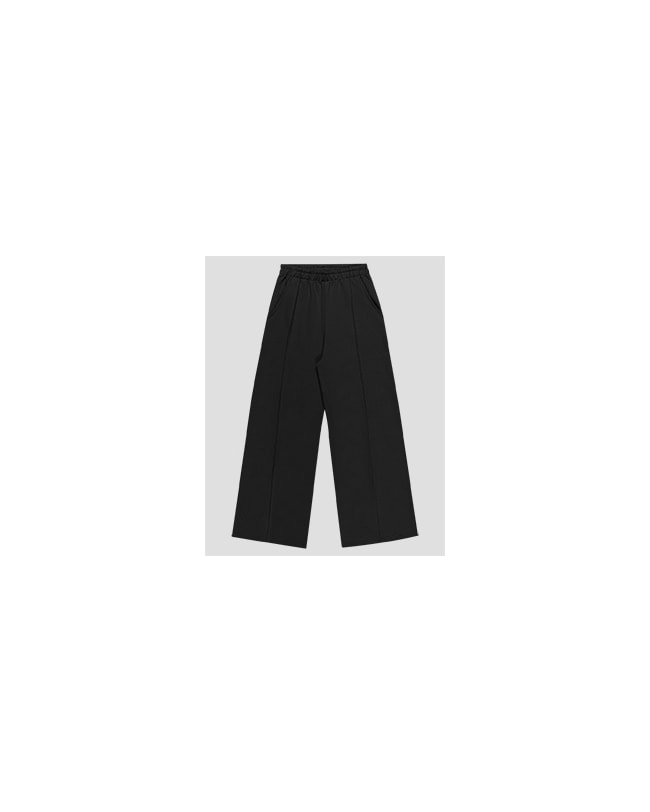 Calça Infantil Menina em Moletinho Sarjado com Bolso - Kely Kety - Preto-198cb36d-3d71-4834-96f6-da3bd63bc472