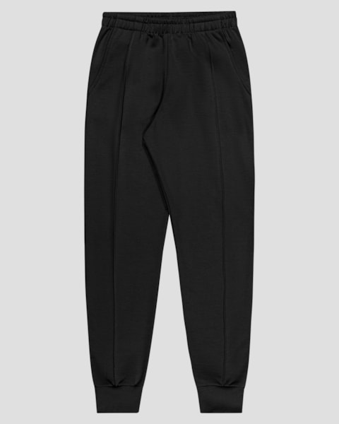 Calça Infantil Menina em Moletom com Bolso - Kely Kety - Preto