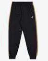 Calça Infantil Menino em Moletom com Tiras Laterais ReiRex - Preto-9aa72e68-f372-4740-93af-c27d3d653014