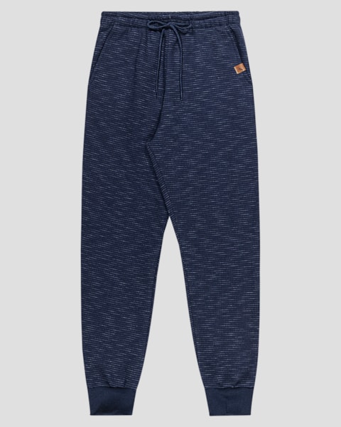 Calça Infantil Menino em Moletom Flamê - ReiRex - Azul