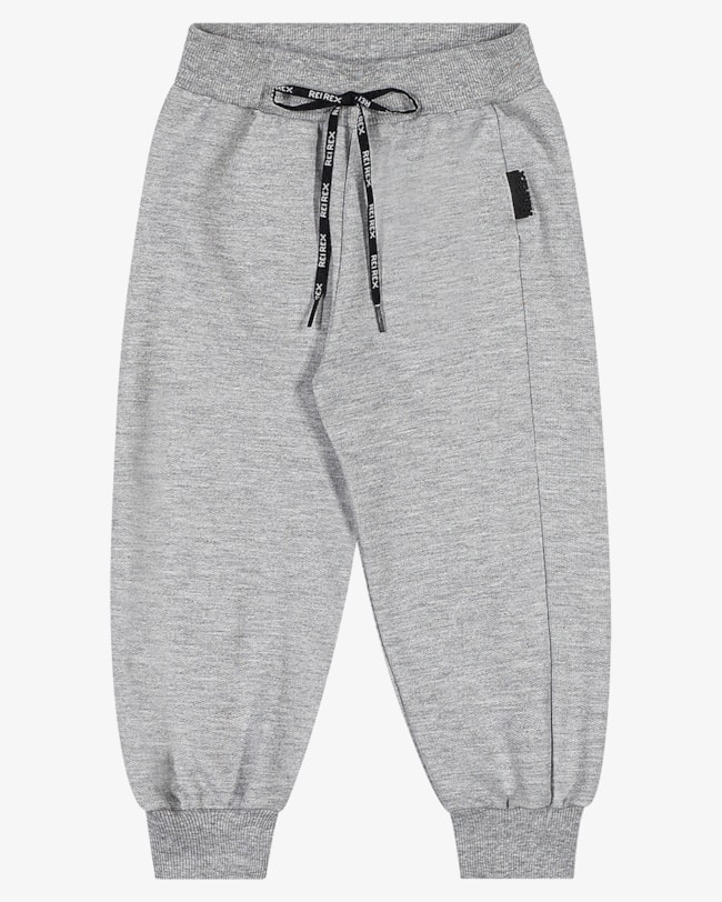 Calça Infantil Menino em Moletom ReiRex - Mescla-5af9b8d7-c778-4a5d-86c9-f0dfd6f806a7
