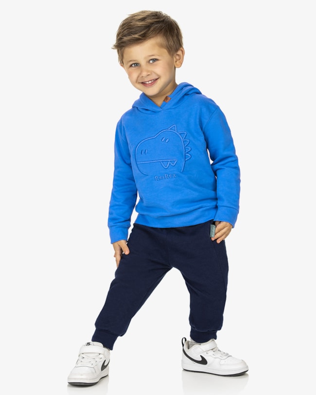 Calça Infantil Menino em Moletom ReiRex - Oxford-bbf8663a-a059-4269-bcfc-4665762c6c43