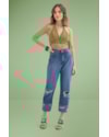 Calça Jeans Cropped Feminina Cereja Rosa-a3bc285b-e153-46b5-a694-1470e28c6009