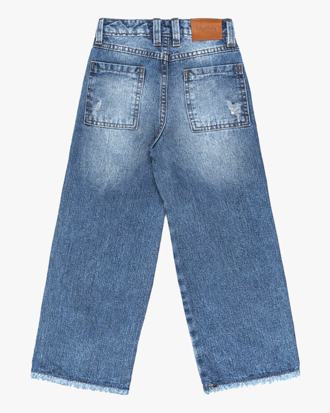 Calça Jeans Menina Kely Kety Wide Leg-835ff0b2-5ada-49df-9179-d8d8f352e580